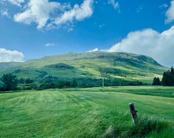 Summer in the Scottish Highlands | Highlander art | digital download