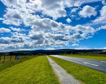 Schottische Highlands Kunst | Straße nach Culloden | digitaler Download