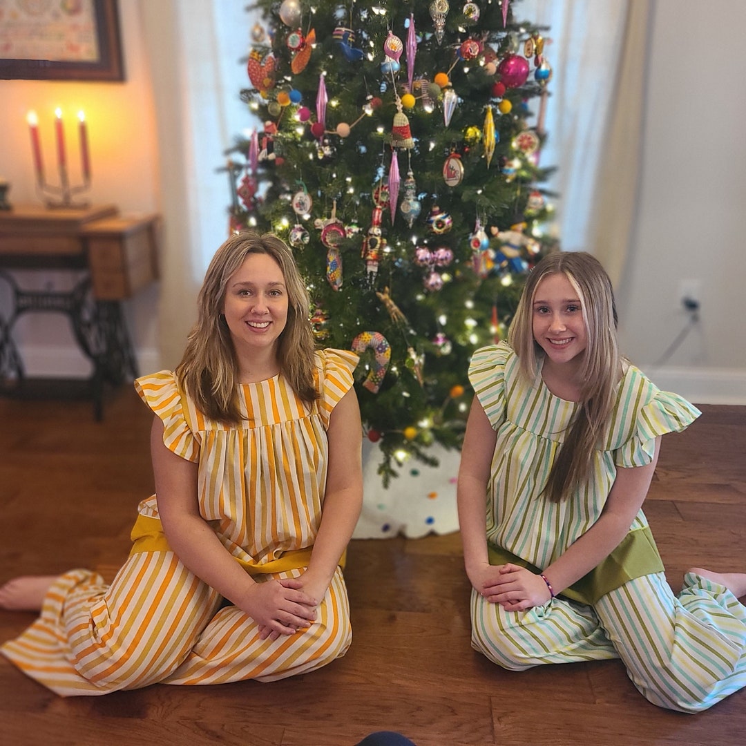 Vintage Pajamas Upcycled Vintage Christmas Pajamas Favorite Etsy