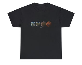 Earth to Mars Unisex Cotton Tee