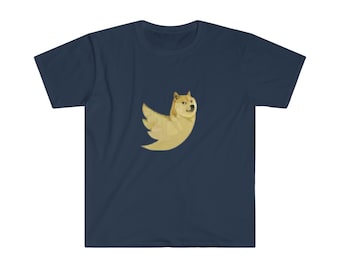 DogeTweet meme- Unisex Softstyle T-Shirt