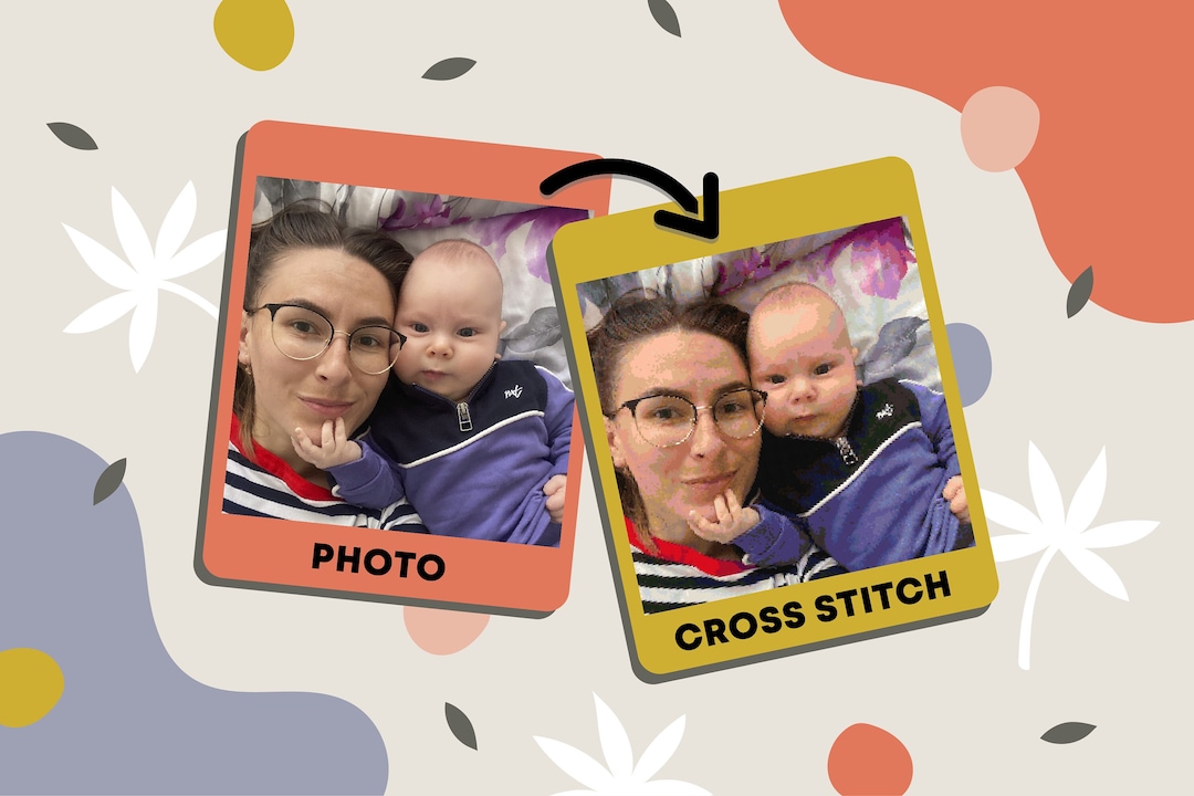 Customized Cross Stitch Pattern From YOUR Photo Digital PDF File Etsy