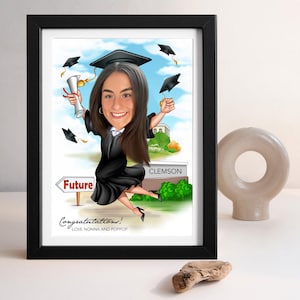 Graduation, Customized Graduation Cartoon Faces, Caricature gift, Gift Idea, Custom Faces, Personalized Portrait, Digital file only