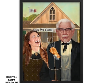 1960 年代のヴィンテージ ケンタッキー フライド チキン KFC ロゴ