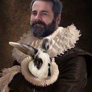 Retrato de mascota renacentista personalizado: regalo de disfraz clásico (solo digital) imagen 3