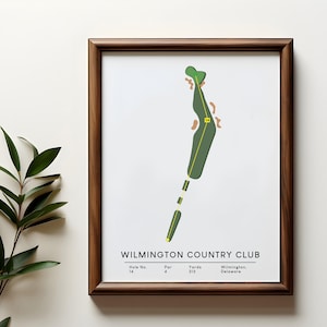 Custom Hole in One Golf Card, Illustriertes Golf Dekor, Golf Poster, Golf Platz Karte, Golf Kunst, Golf Geschenk, Geschenk für Ihre Golffreunde