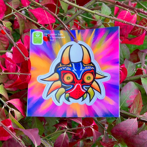 Majora's Mask Sticker - Eco-Friendly Weatherproof Vinyl