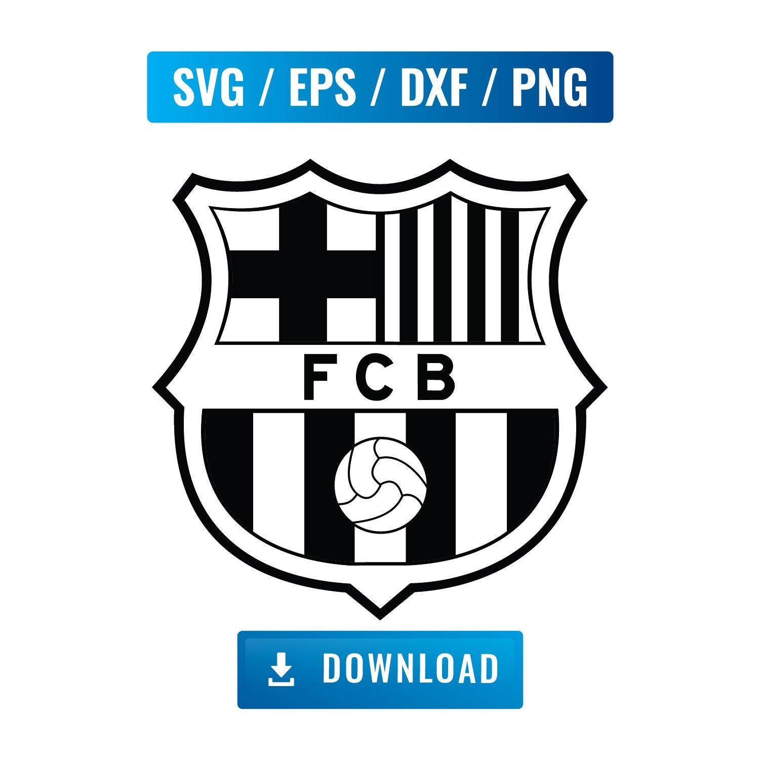 Barca | Barcelona SVG, PNG, PDF & Dxf Files | T-shirt Design