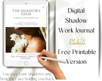 Shadow Work Journal Prompts Book Of Shadows Mental Health Printable Journal Shadow Work Workbook Therapy Journal Digital Shadow Work Prompt
