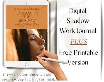 Shadow Work Journal Prompts Book Of Shadows Mental Health Printable Journal Shadow Work Workbook Therapy Journal Digital Shadow Work Prompt