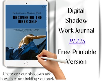 Shadow Work Journal Prompts Book Of Shadows Mental Health Printable Journal Shadow Work Workbook Therapy Journal Digital Shadow Work Prompt
