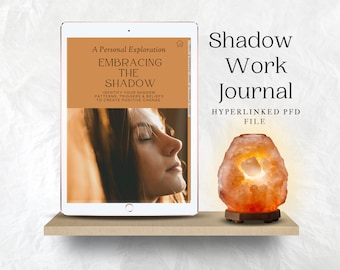 Diario del lavoro sull'ombra suggerisce cartella di lavoro, Libro delle ombre, diario terapeutico Lavoro ombra digitale per principianti, Goodnotes, Salute mentale stampabile