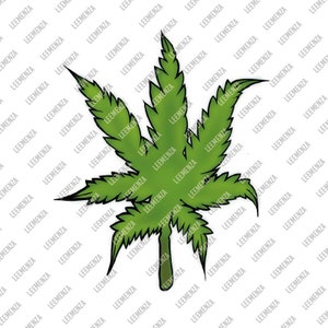 Marijuana Leaf Clipart PNG download