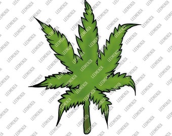 Marihuana Blatt Clipart PNG Download