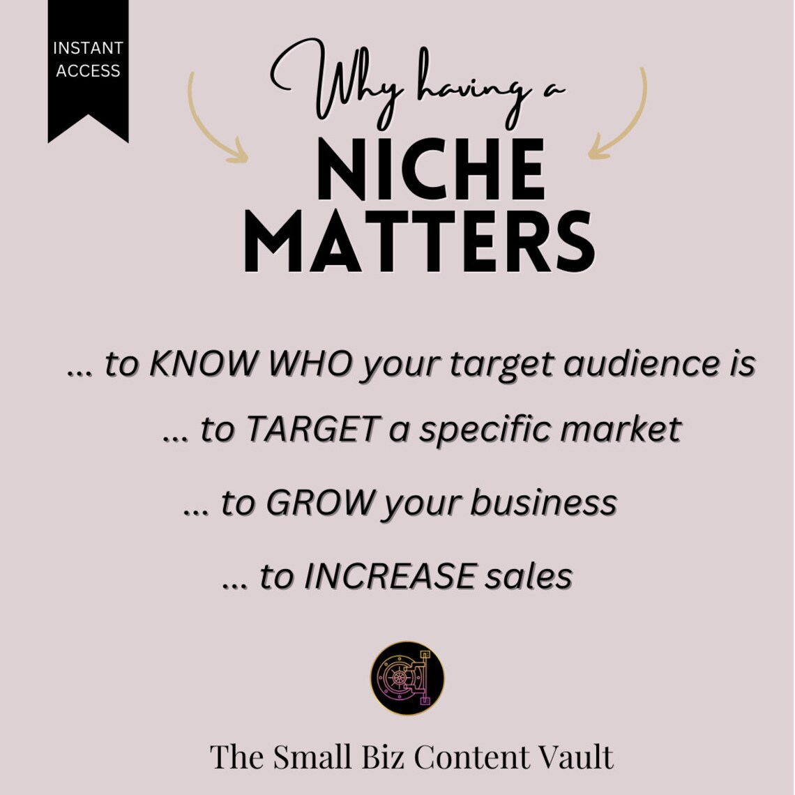 Niche Finder, How to Find Your Niche Business Workbook, Business