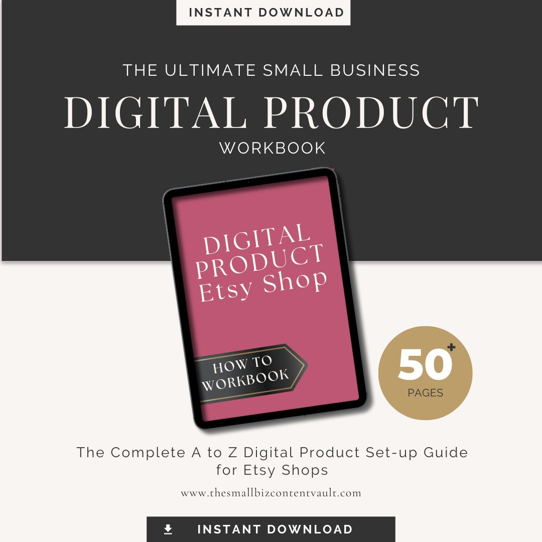 How to Start a Digital Product Etsy Shop, Digital Product Business ...