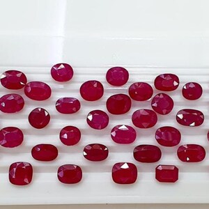 Roter Rubin Mix Form Cut Facettiert Lose Edelstein Mix Größe zum Großhandelspreis