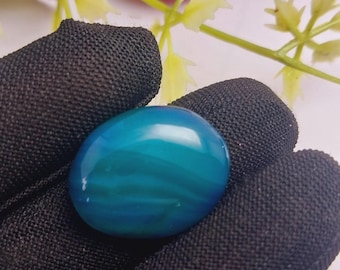 Certified(Agate)Beautiful Natural rare blue Sulemani Aqeeq Cabochon,Smooth Hand Polished,AAA Quality Designer Agate Gemstone,Jewelry Making