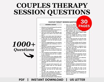 Couples Therapy Questions, Couples Questions, Marriage Counseling, Relationship Therapy, Conversation Starters, Icebreaker Questions
