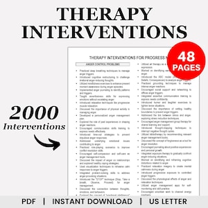 Therapy Interventions for Progress Notes, Therapeutic Interventions, Progress Notes, Psychotherapy Notes, Treatment Plan, Therapy Tools