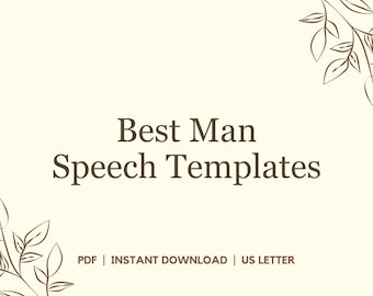 Best Man Speech Templates, Best Man Speech, Best Man Speech Template, Wedding Speech Template, Wedding Speech for Bride and Groom