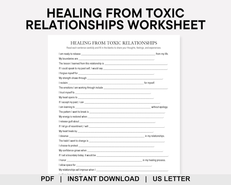 Manipulation Worksheet.pdf Healing From Toxic Relationships Worksheet, Trauma Bond, Emotional ...