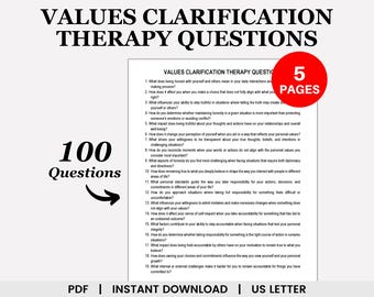 Domande sulla terapia di chiarimento dei valori, valori personali, convinzioni personali, valori fondamentali, convinzioni fondamentali, crescita personale, consapevolezza di sé