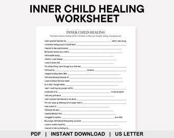 Hoja de trabajo para la sanación del niño interior, Trauma infantil, Sanación del trauma, Trabajo con la sombra, Regulación emocional, Estilo de apego, Autocompasión