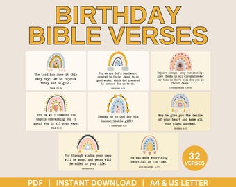 Bible Verse Birthday Card - Etsy