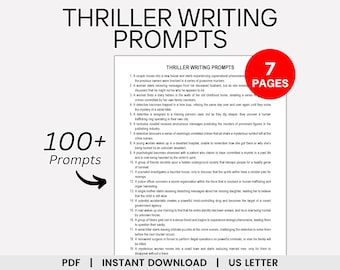 Thriller Writing Prompts, Psychological Thriller, Romance Thriller, Mystery, Suspense, Story Starters, Fiction Writing, Creative Writing