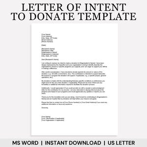 Modelo de Carta de Intenção de Doação, Modelo de Carta de Doação, Carta de Interesse, Carta de Apoio, Carta de Patrocínio, Modelo de Arrecadação de Fundos