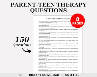 Parent Teen Therapy Questions, Parent Teen Communication, Parent Counseling, Parenting, Teen Therapy, Adolescent Therapy, Family Therapy