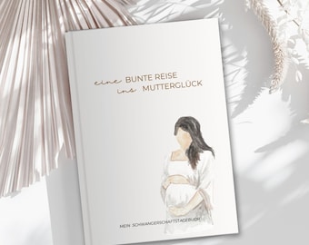 Pregnancy diary, gifts for pregnant women, pregnancy, pregnant gift, pregnancy diary for creative people, mindfulness