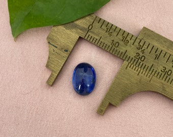 La cyanite naturelle, cabochon ovale en kyanite de 5,05 ct, bijoux en kyanite, pierre de naissance de septembre.