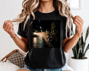 Raccoon Eating Sub T-shirt |  Funny Graphic Tee, Gift, Sarcastic Novelty Shirts, Unisex Funny Racoon Meme, Vintage, Funny Meme Shirt