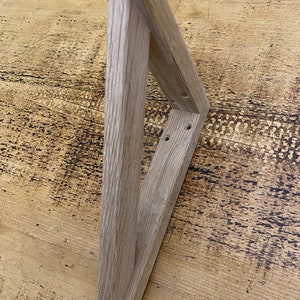 Wooden shelf bracket oak shelf bracket traditional shelf bracket farmhouse bracket country style shelf bracket cottage ornate bracket rustic