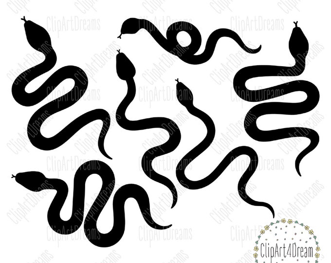 Snake Svg, Serpent Svg, Reptile Svg, Python Svg, Slither, Anaconda ...