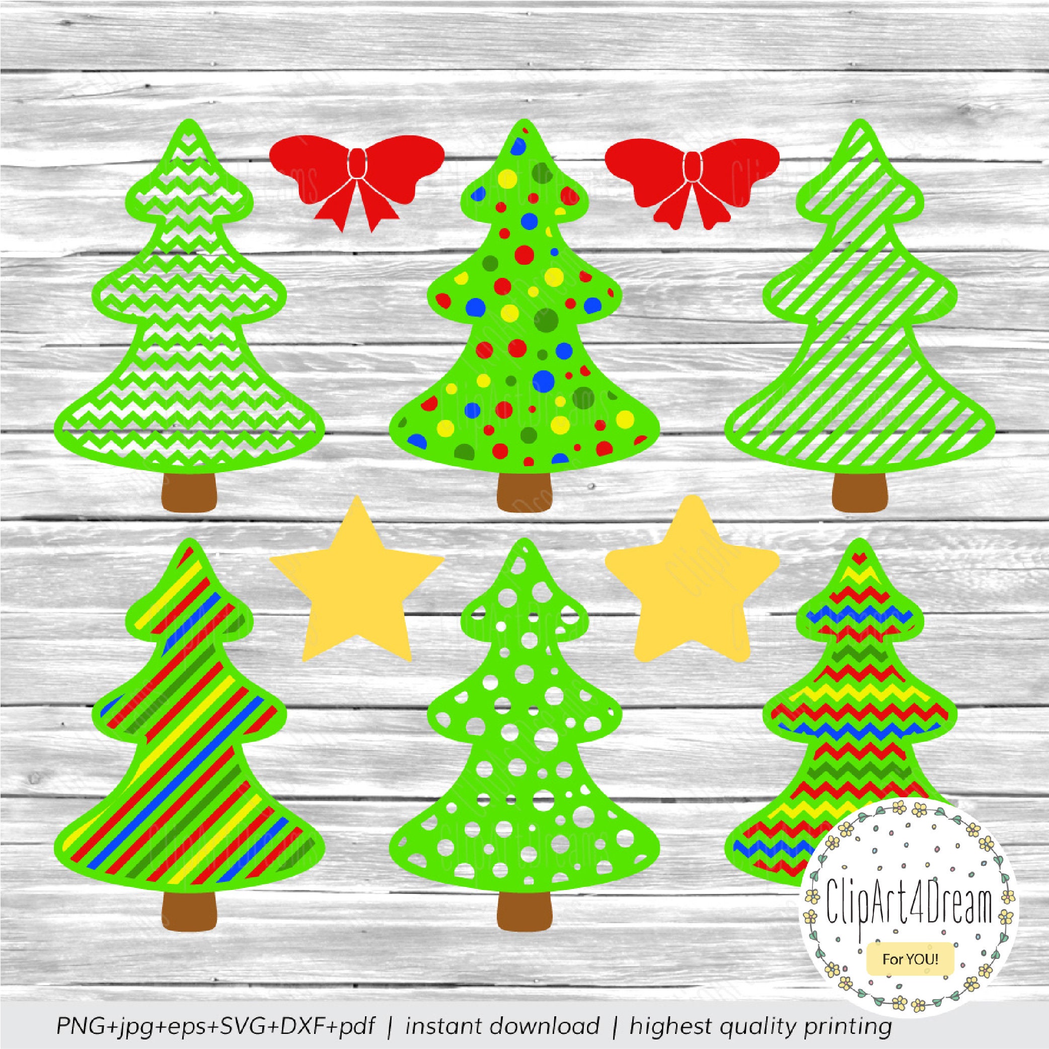Christmas Tree SVG Cutting Files Christmas Tree Svg Polka Dot - Etsy