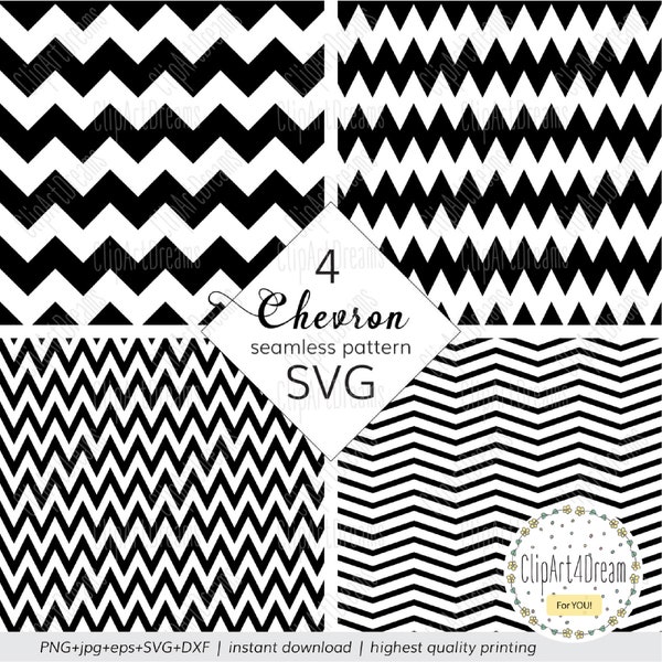 Chevron Pattern SVG, Seamless Chevron Pattern svg Vector Zig Zag geometric patterns dxf PNG svg cut files for Cricut Silhouette cutting file
