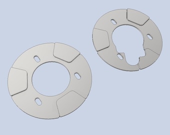 E46 Strebenturm Verstärkungsplatten DXF Dateien
