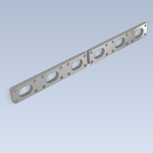 BMW M50 M52 M54 排気マニホールドフランジ 2ピース設計 DXFファイル