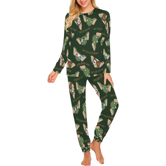 Gremlins Don t Feed After Midnight Women s All Over Print Pajama Set Etsy Canada