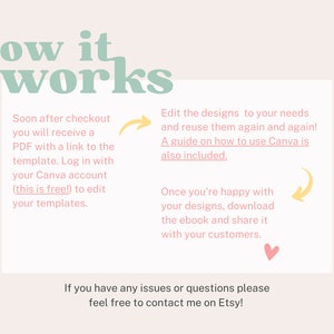 Ebook Vorlagen Pastell | Canva Workbook Bunt | Platzersteller ebook Bild 9