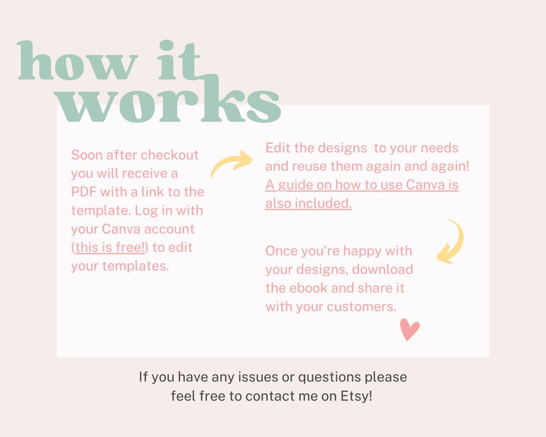 Ebook Vorlagen Pastell | Canva Workbook Bunt | Platzersteller ebook Bild 9