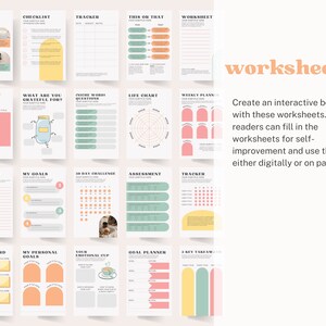 Ebook Vorlagen Pastell | Canva Workbook Bunt | Platzersteller ebook Bild 6