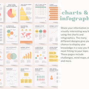 Ebook Vorlagen Pastell | Canva Workbook Bunt | Platzersteller ebook Bild 5
