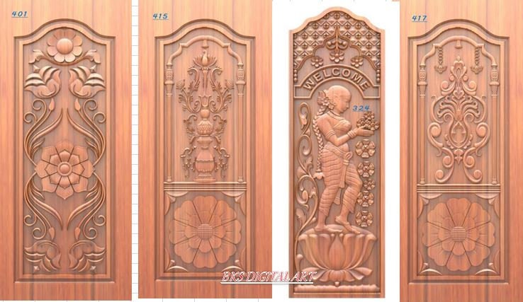 4 Door 3D Designs RLF Models for CNC Router Wood Carving for - Etsy 4 Door 3D Designs Rlf Models For Cnc Router Wood Carving For - Etsy