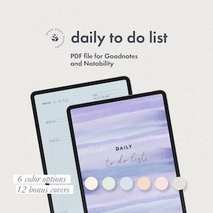 Digital To Do List Goodnotes Template, Minimalist To Do List Page, Daily Undated Task List, Digital Planner Aesthetic Checklist Template PDF