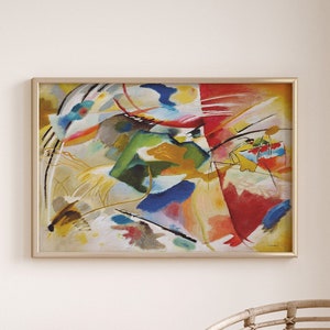 Wassily Kandinsky Art Print, Kandinsky Exhibition Poster, Abstract Wall Art, Bauhaus Decor