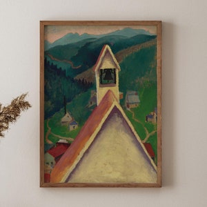 Georgia O&#39;Keeffe, Church Bell Ward Colorado 1917, Fine Art Poster, Modern Wall Art, Housewarming Gift